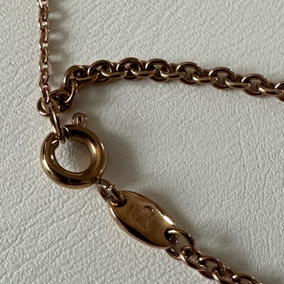 Fossil necklace rose gold steel plated - Picture 6 of 7